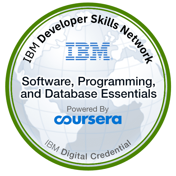 Software, Programming, and Database Essentials Certified